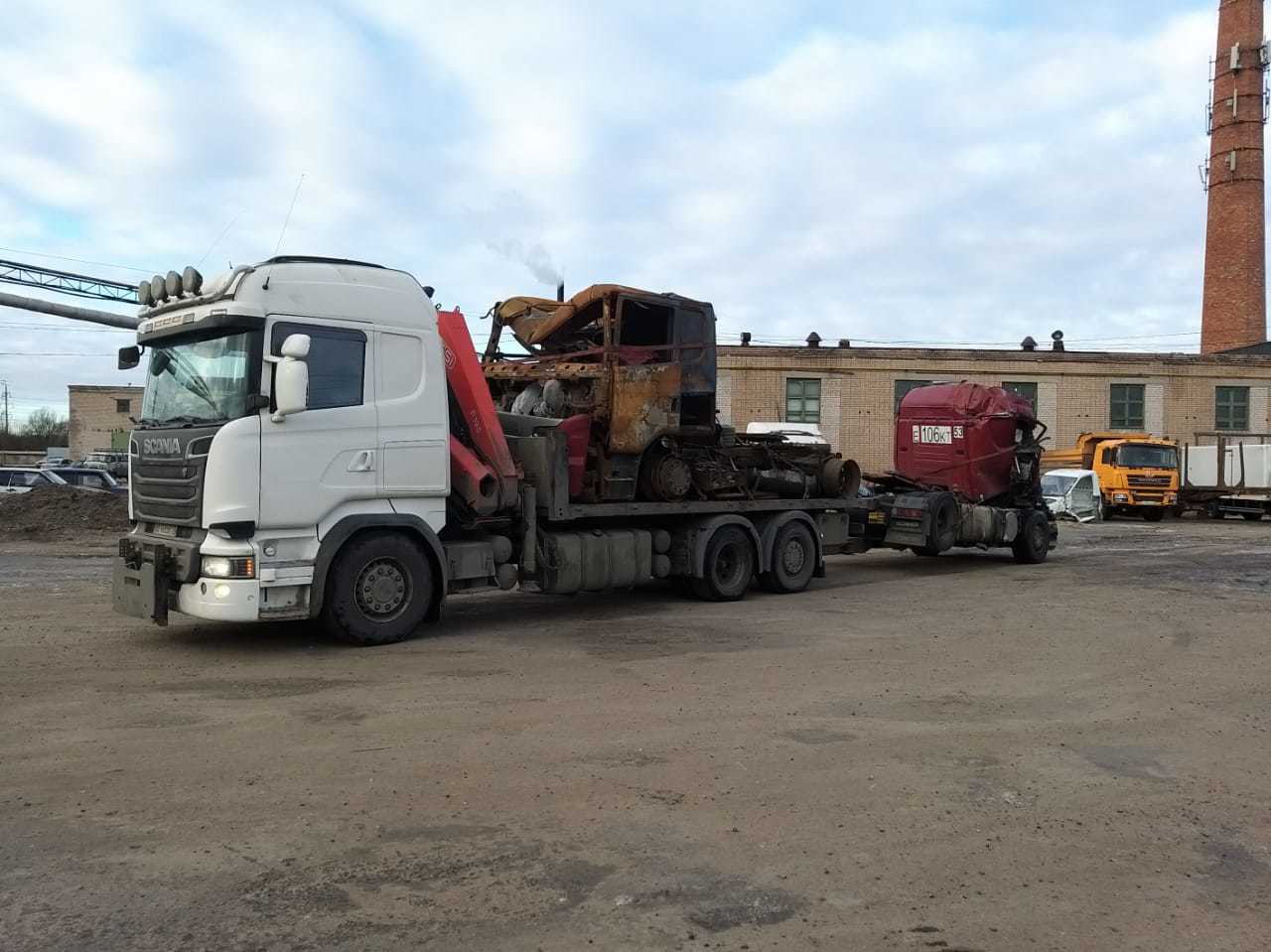 Фото эвакуации грузовых автомобилей